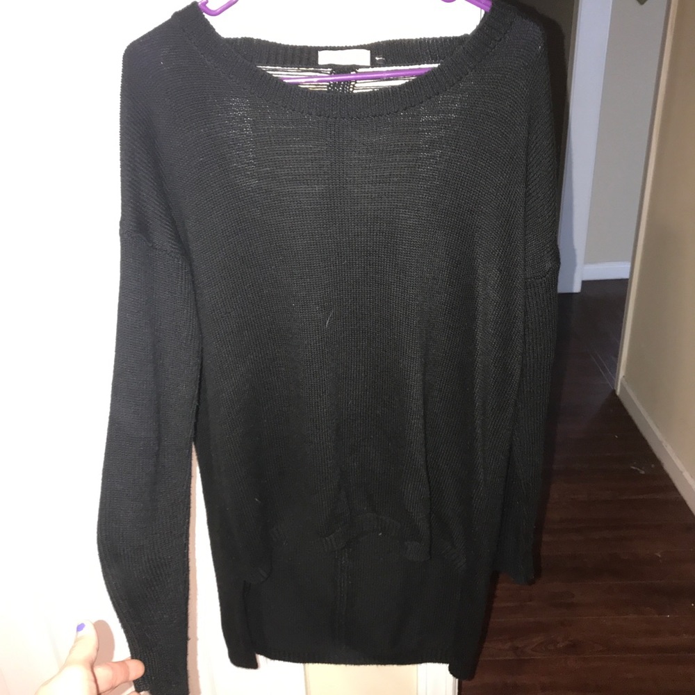 Long soft sweater